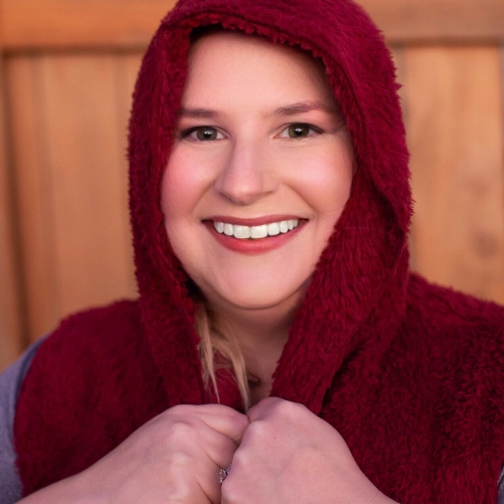 Super fuzzy hooded vest!
